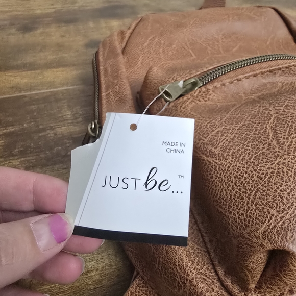 Just Be Tan Mini Backpack - Picture 2 of 9